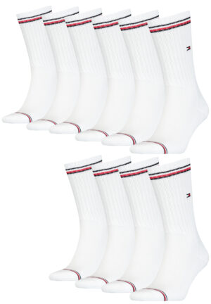 10 Paar TOMMY HILFIGER Herren ICONIC Socken Gr. 39 - 49 Tennis Socken