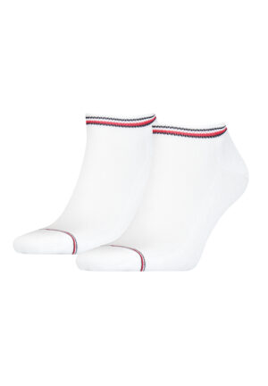 2 Paar TOMMY HILFIGER Herren ICONIC SNEAKER Gr. 39 - 49 Sneaker Socken