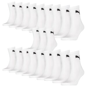 21 Paar Puma Socken Short Crew Sportsocken Tennis Socken Gr. 35 - 49 Unisex