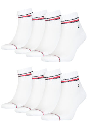 8 Paar TOMMY HILFIGER Herren ICONIC QUARTER Gr. 39 - 49 Sneaker Socken