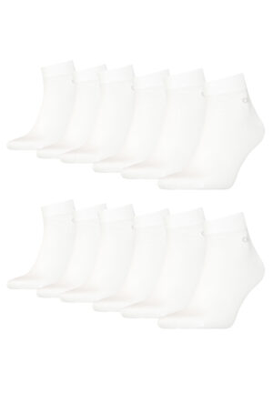 Calvin Klein Quarter Sneaker Socken Herren Kurzsocke 12 Paar
