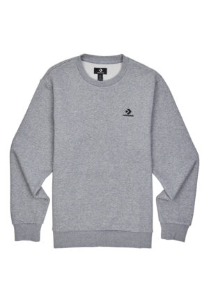 Converse Herren Embroidered Star Chevron Crew BB Sweatshirt 10019924 grau