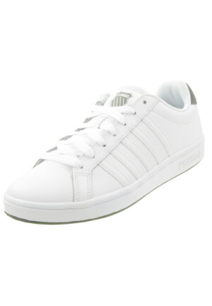 K-SWISS Court TIEBREAK Herren Sneaker Sportschuh 07011-148-M Weiß/Grau