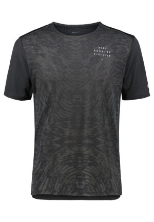 Nike DRI-FIT RUN DIVISION RISE 365S Herren Laufshirt Sportswear Tee schwarz DM47...