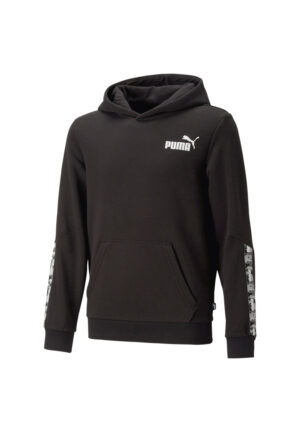 PUMA Ess Tape Camo Hoody Kinder Sweatshirt Kapuzenpullover schwarz 673235