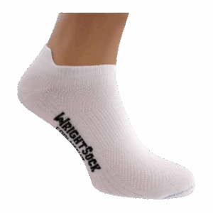 WRIGHTSOCK COOLMESH LL LOW TAB LAUFSOCKEN Unisex white S / 34-36.5