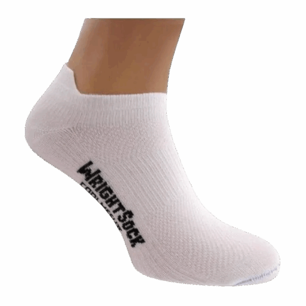 WRIGHTSOCK COOLMESH LL LOW TAB LAUFSOCKEN Unisex white XL / 46.5+