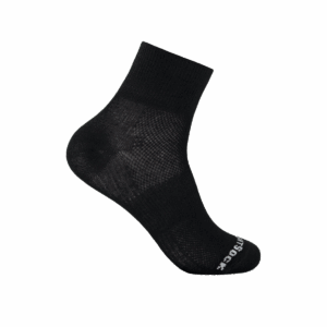 WRIGHTSOCK COOLMESH LL QUARTER LAUFSOCKEN Unisex black XL / 46.5+