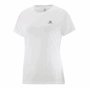 SALOMON T-SHIRT CROSS RUN SS TEE Damen Weiß L