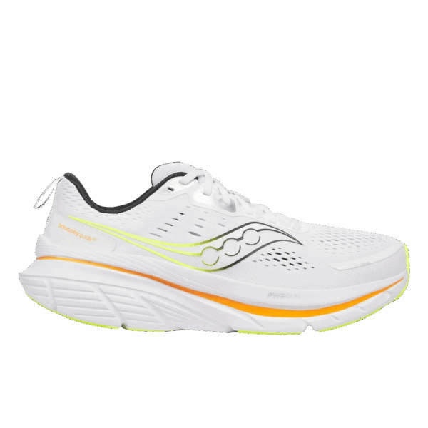 SAUCONY GUIDE 18 Laufschuhe Herren WHITE/PEEL 47