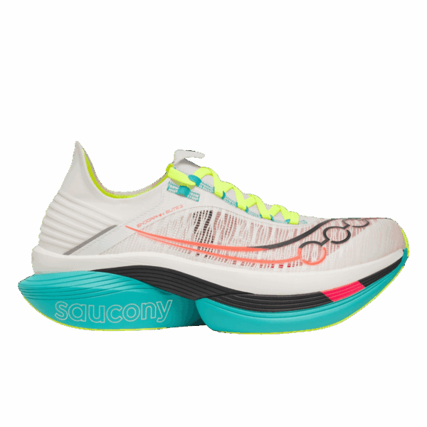 SAUCONY ENDORPHIN ELITE 2 Laufschuhe Unisex WHITE/MUTANT 42