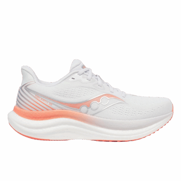 Saucony TRIUMPH 23 Laufschuhe Damen WHITE/WISTFUL 37