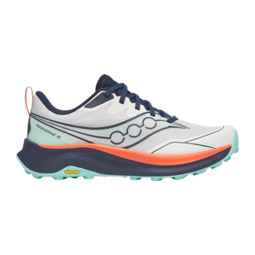 Saucony PEREGRINE 16 Trailschuhe Damen White/Navy 39 1 Saucony PEREGRINE 16 Trailschuhe Damen White/Navy 39