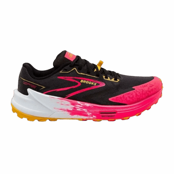 BROOKS CATAMOUNT 3 Trailschuhe Damen Black/Diva Pink/Lemon Chr B (normal) 37