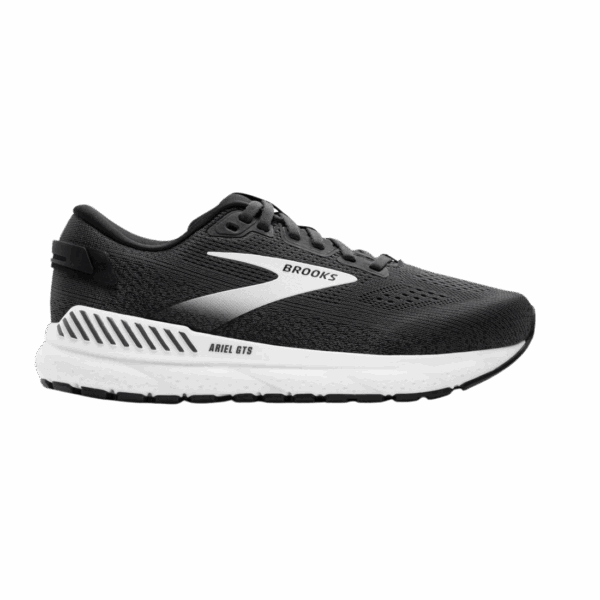 BROOKS ARIEL GTS 24 Laufschuhe Damen Ebony/Black/White D (breit) 40