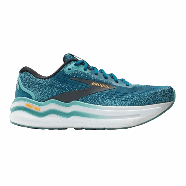 BROOKS GHOST MAX 2 Laufschuhe Herren Moroccan Blue/Aqua/Orange 2E (breit) 42