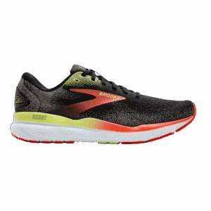 BROOKS GHOST 16 Laufschuhe Herren Black/Mandarin Red/Grey B (schmal) 40