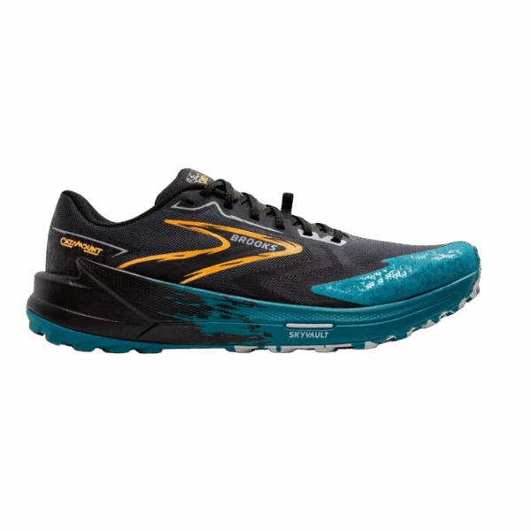 BROOKS CATAMOUNT 3 Trailschuhe Herren Ebony/Mosaic Blue/Orange D (normal) 41