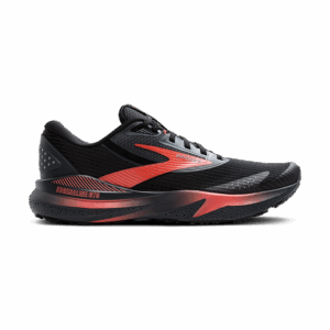 Brooks ADRENALINE GTS 24 WEATHERIZED Laufschuhe Damen Black/Ebony/Hot Coral B (normal) 38