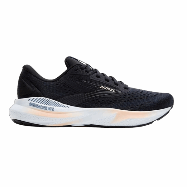 BROOKS ADRENALINE GTS 24 Laufschuhe Damen Black/Peach/Peacoat B (normal) 38