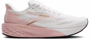 BROOKS LAUNCH 11 Laufschuhe Damen White/Gold/Pink B (normal) 38