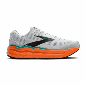 BROOKS GHOST MAX 2 Laufschuhe Herren Oyster/Orange/Teal D (normal) 47