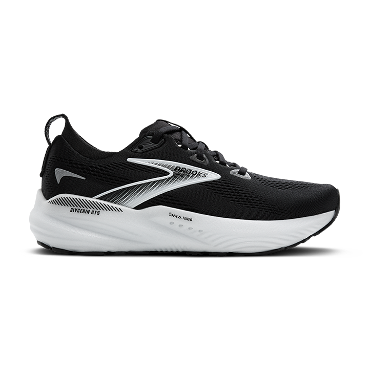 Brooks Glycerin GTS 22 Damen Black/Grey/White Gr. 40,5 Weite B (normal) 1 Brooks Glycerin GTS 22 Damen Black/Grey/White Gr. 40
