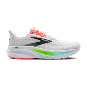 Brooks Ghost 17 Laufschuhe Herren White/Pink Clay/Gecko D (normal) 46
