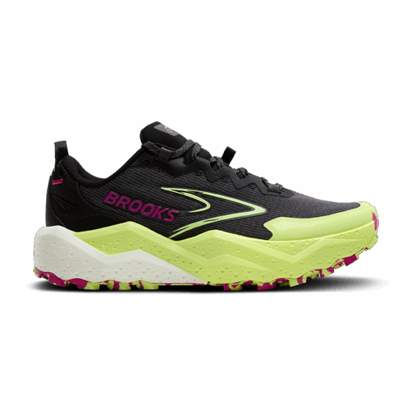 BROOKS CALDERA 8 Trailschuhe Damen Grey/Black/Lime B (normal) 38