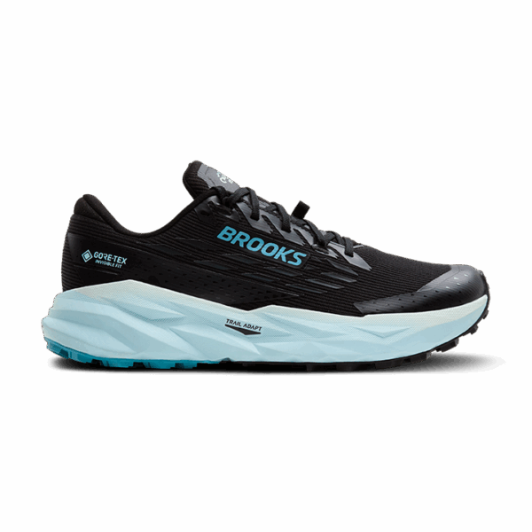 Brooks Cascadia 19 GTX Trailschuhe Damen Black/Ebony/Blue Flower 40