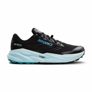 Brooks Cascadia 19 GTX Trailschuhe Damen Black/Ebony/Blue Flower 42