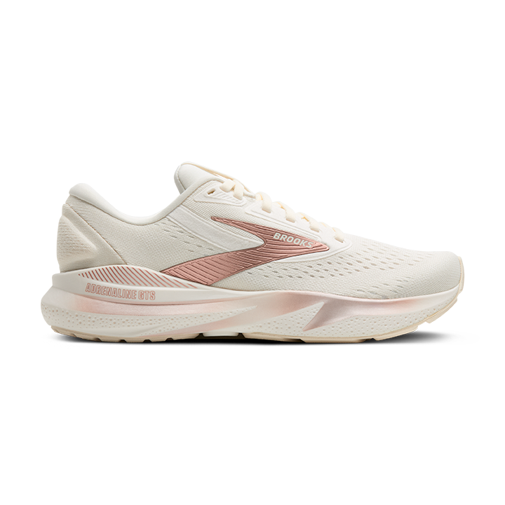 Brooks Adrenaline GTS 24 Damen Coconut/Rose Gold/White Gr. 42,5 Weite B (normal) 1 Brooks Adrenaline GTS 24 Damen Coconut/Rose Gold/White Gr. 42