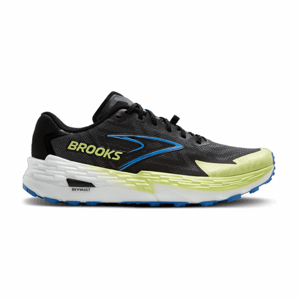 Brooks Catamount 4 Trailschuhe Herren Black/Lime/Blue 40