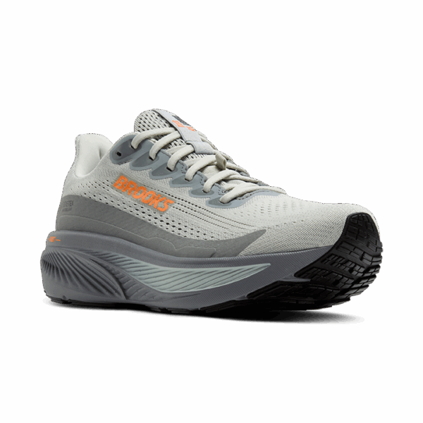 Brooks Ghost 17 GTX Laufschuhe Herren Smoke/Primer Grey/Orange 45