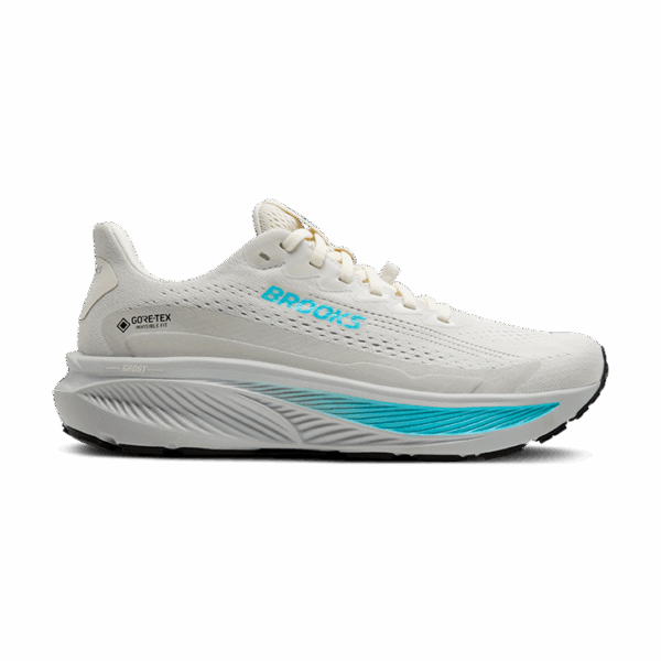 Brooks Ghost 17 GTX Laufschuhe Damen Coconut/Oyster/Blue 40