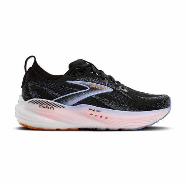 BROOKS GLYCERIN GTS 22 Laufschuhe Damen Black/Blue Heron/Orange B (normal) 40