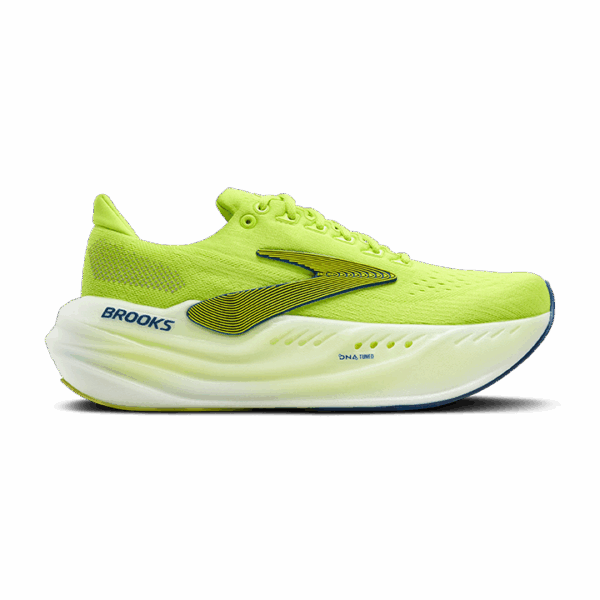 Brooks Glycerin Max Herren Lime/Navy Peony/White Gr. 42 Weite D (normal)