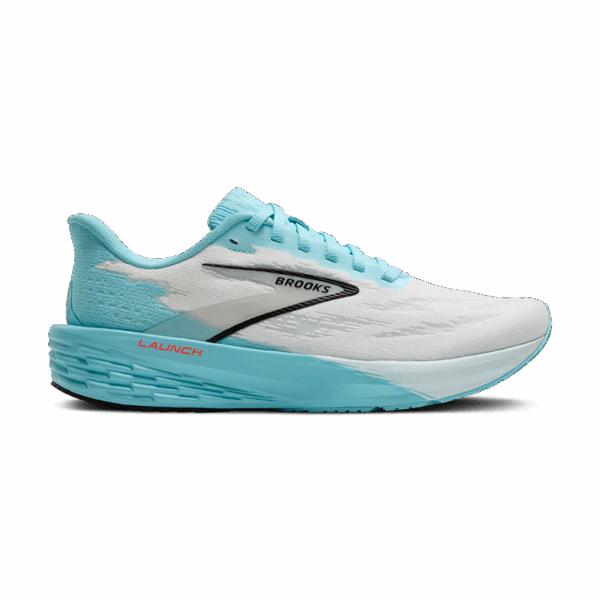 BROOKS LAUNCH 11 Laufschuhe Damen White/Atomizer/Pink Clay B (normal) 36