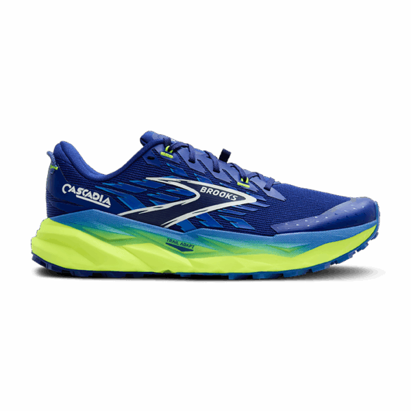 Brooks Cascadia 19 Trailschuhe Herren Surf the Web/Nightlife/White 2E (breit) 42