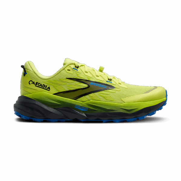 Brooks Cascadia 19 Trailschuhe Herren Sunny Lime/Black/Blue D (normal) 46