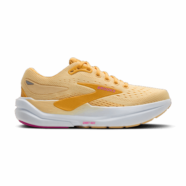 Brooks Ghost Max 3 Laufschuhe Damen Apricot/Apricot/Super Pink B (normal) 40