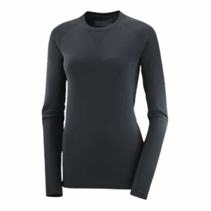 SALOMON SENSE LS TEE DAMEN Damen Schwarz XL