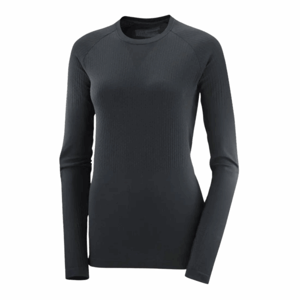 SALOMON SENSE LS TEE DAMEN Damen Schwarz XL