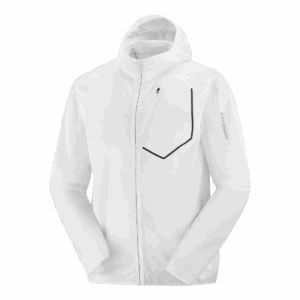 SALOMON BONATTI AERO HOODIE Unisex Weiß XXS