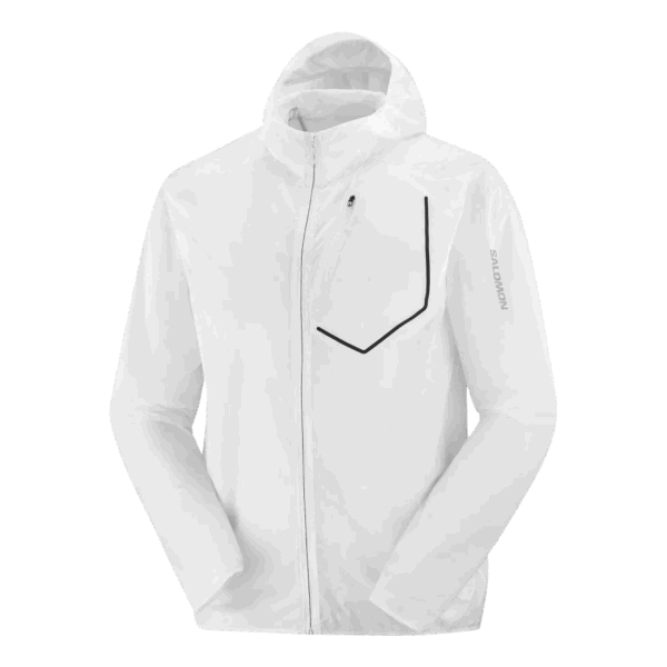 SALOMON BONATTI AERO HOODIE Unisex Weiß XXS