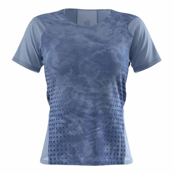 SALOMON SENSE AERO SS TEE Damen Blau M Art.-Nr. LC2045700