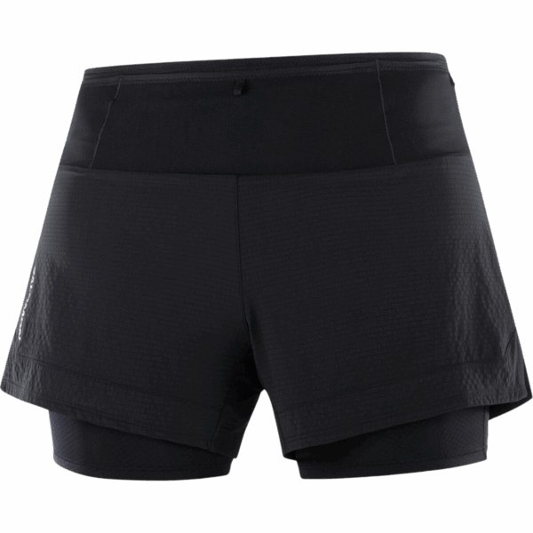 SALOMON SENSE AERO 2IN1 SHORT W Damen DEEP BLACK M
