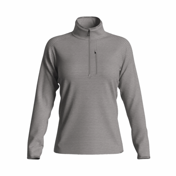 SALOMON ESSENTIALS LTWARM HALFZIP Damen Grau L