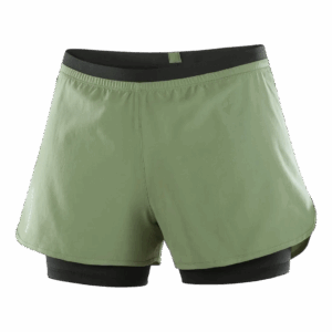 SALOMON CROSS 2IN1 SHORTS Damen Grün XL