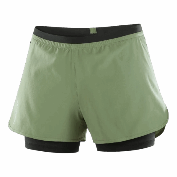 SALOMON CROSS 2IN1 SHORTS Damen Grün XL